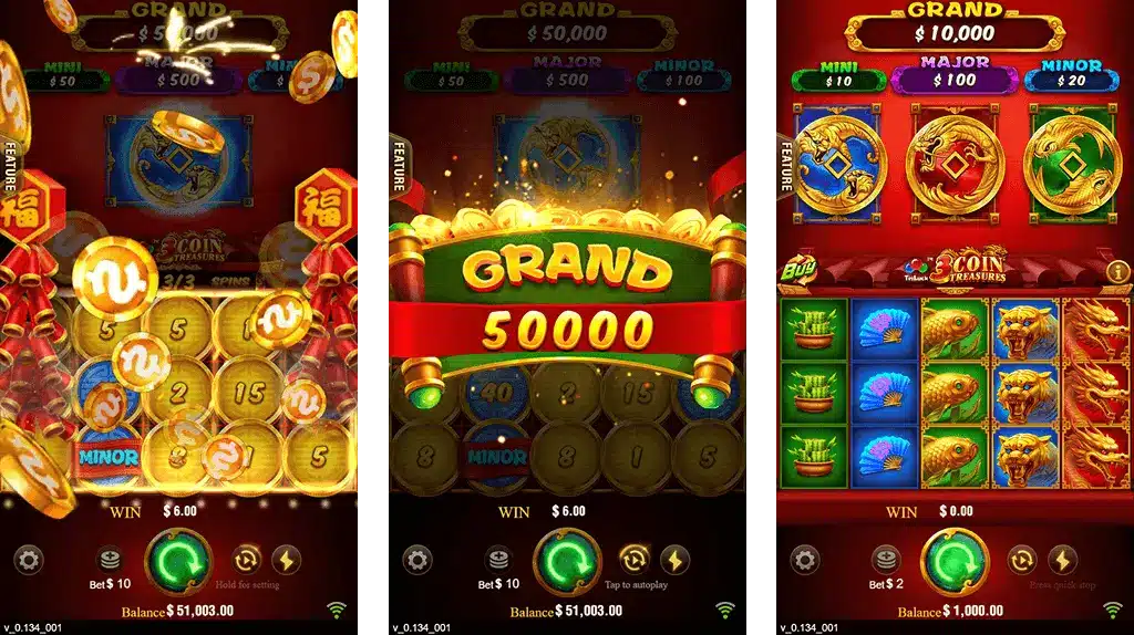 3 Coins Wolf777 Bonus